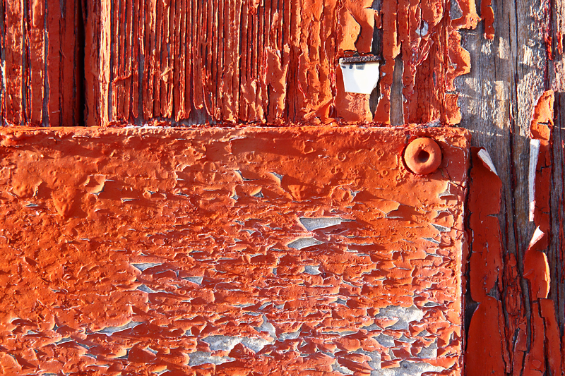 photo of a cross section of particle board